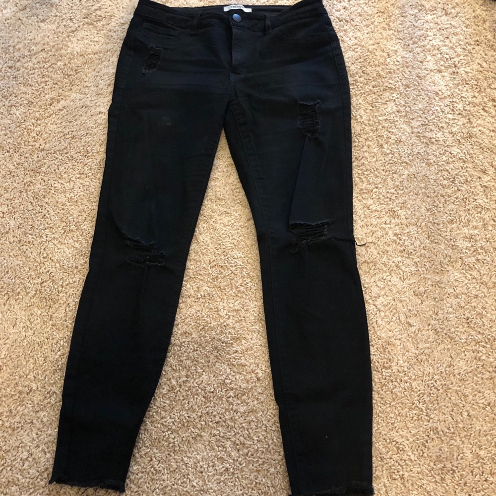 Black skinny jeans!